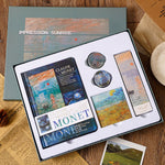 Flag Village Oil Painting Hand Account Set Creative Art Notebook Notepad Gift Box