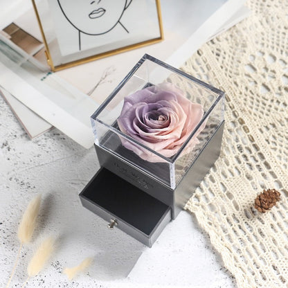 Flag Village Eve Valentine's Day Eternal Flowers Gift Box Ornaments