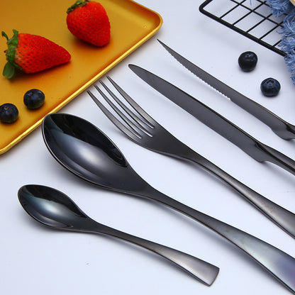 Flag Village Western  Stainless Steel Gift Box Cutlery Set