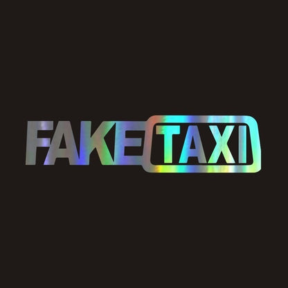 Flag Village Auto Tools Fake Taxi Drifting Sign Funny Car Sticker