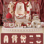 Flag Village Newborn Gift Box Newborn Baby Meeting Etiquette Clothes Suit