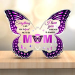 Flag Village Mother's Day Gifts For Mom Grandma Nana DIY Unique Mom Birthday Gift Ideas Butterfly-Shaped Acrylic Keepsake Gifts For Mothers Day
