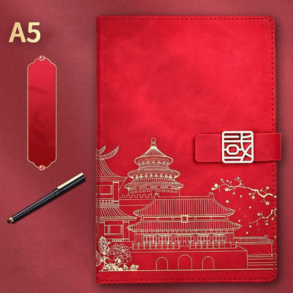 Flag Village Chinese Style Palace Museum A5 Notebook Gift Box Set