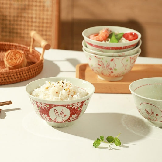 Flag Village Ceramic Bowl Set Housewarming Tableware Suit Gift Box