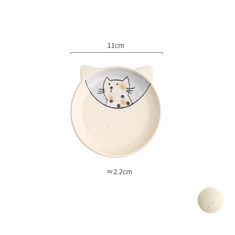 Flag Village Ceramic Cup With Lid Large Capacity, Spoon Set Gift Box