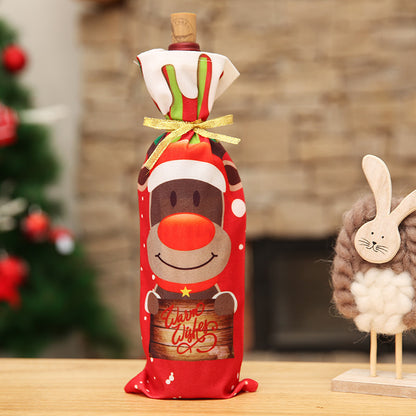Flag Village New Christmas Decorations Wine Gift Box Table Supplies