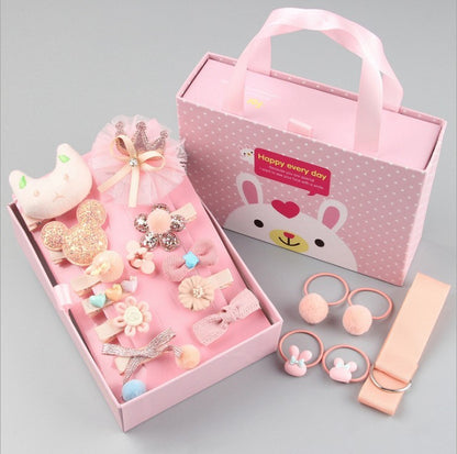 Flag Village Children's Clip Hair Accessories Set Gift Box