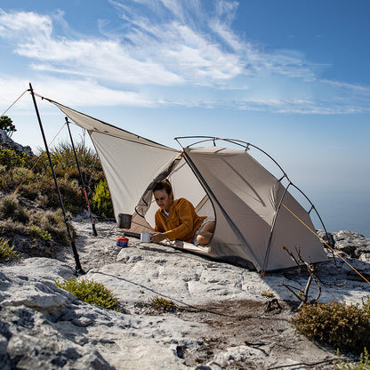 Flag Village Outdoor Camping Plug-in Ultra-light Tent