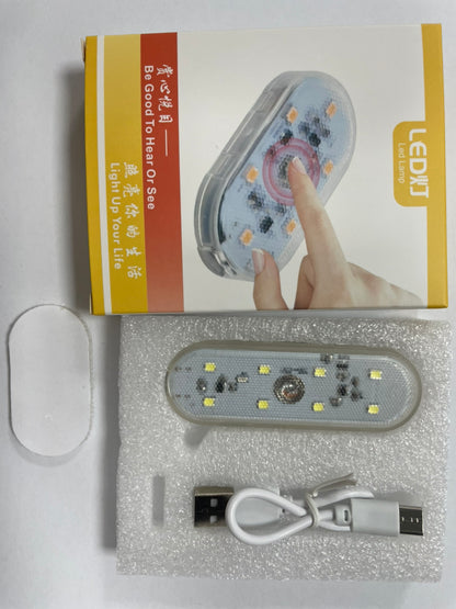 Flag Village Auto Tools Touch-sensitive Usb Charging Atmosphere Lamp In Car