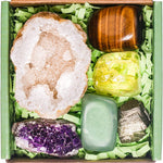 Flag Village 23 Piece Natural Crystal Stone Set Gift Box