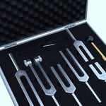 Flag Village Aluminum Alloy Tuning Fork Set Gift Box Of Six 128 256 512 1024 2048