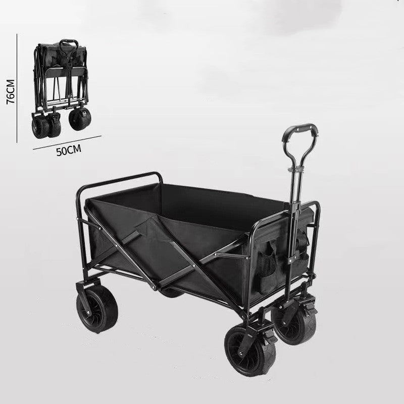 Flag Village Outdoor Picnic Camping Folding Gathering Trolley