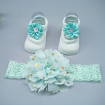 Flag Village New Baby Girl Socks Headband Gift Box