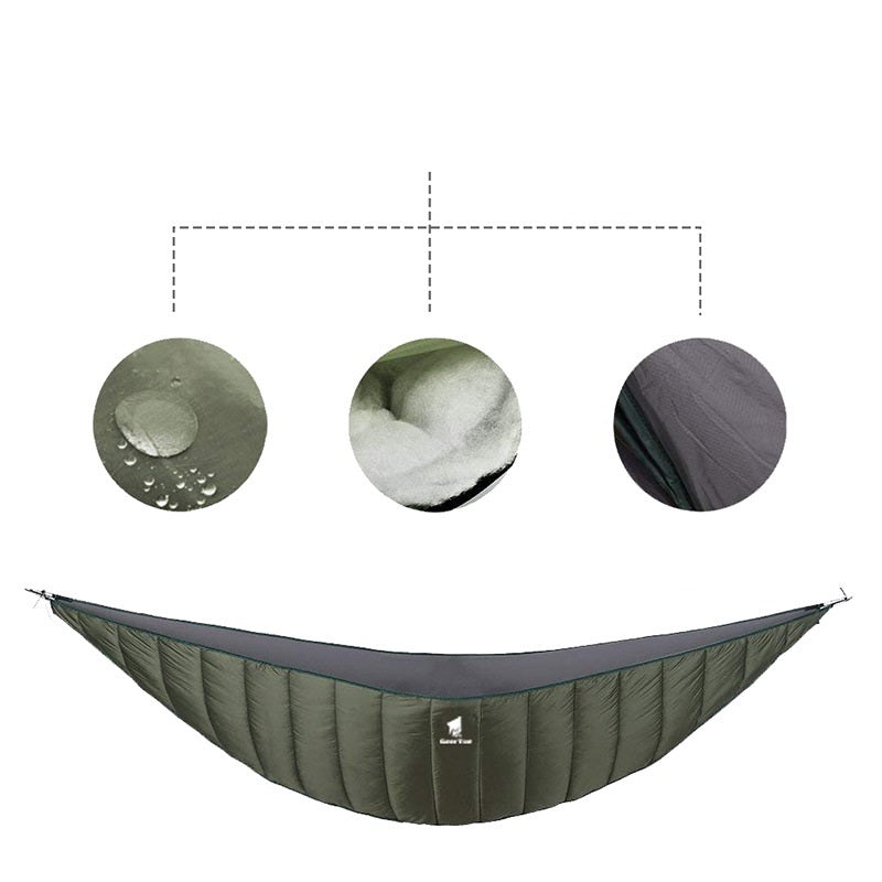 Flag Village Waterproof Portable Folding Outdoor Leisure Convenient Camping Hammock