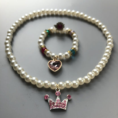 Flag Village Girls' Jewelry Gift Box Necklace Set