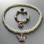 Flag Village Girls' Jewelry Gift Box Necklace Set