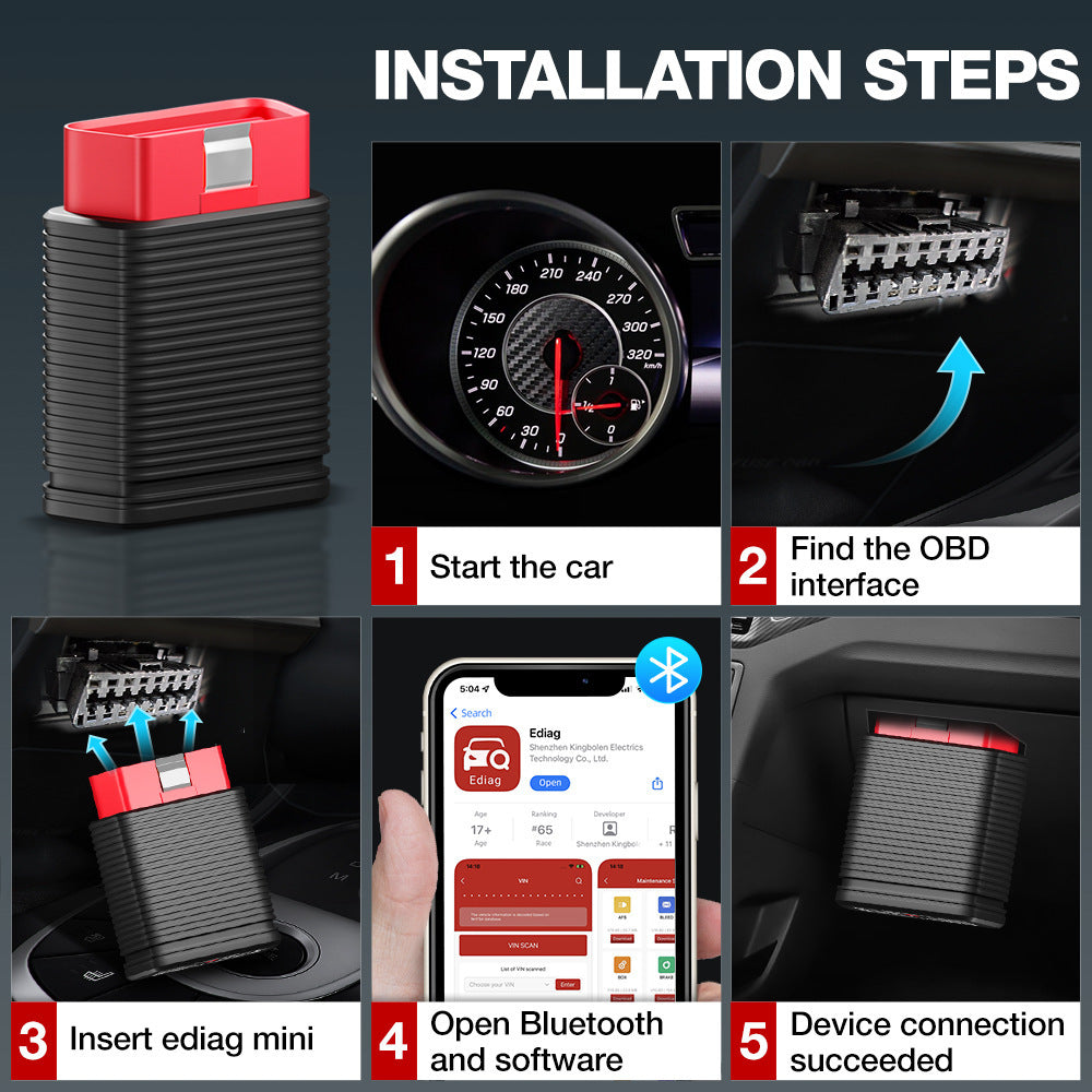 Flag Village Auto Tools Automobile Malfunction Diagnosis Instrument Detector Engine Diagnosis