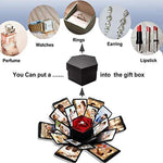 Flag Village Hexagon Explosion Box Photo Album Surprise Gift
