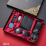 Flag Village Sunglasses Leather Belt Wallet Business Gifts Suit