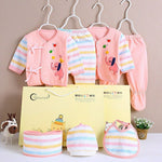 Flag Village Pure Cotton Baby Clothes Spring And Autumn Summer Children Gift Box Set