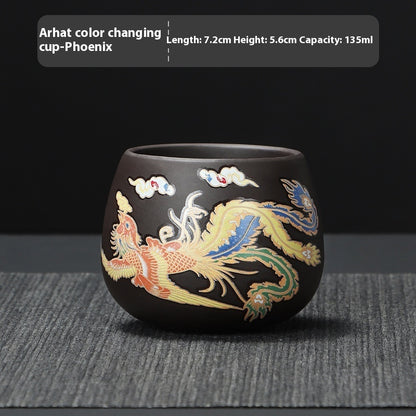 Flag Village Handmade Fengming Teapot Single Teapot Ceramic Household Tea Set Gift Box