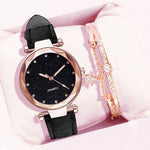 Flag Village Ladies Bracelet Electronic Watch Gift Box Set