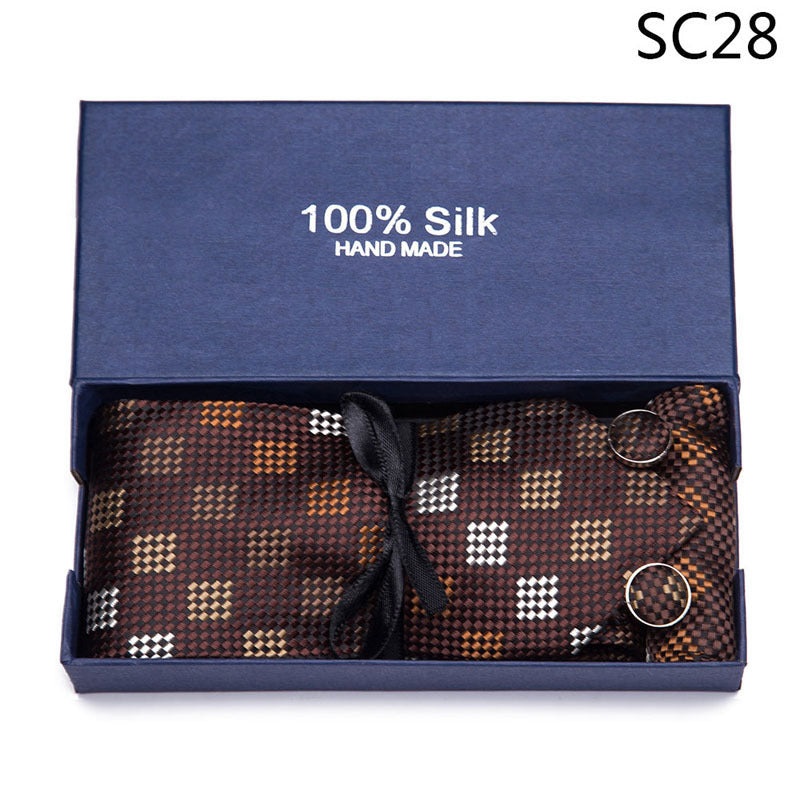 Flag Village Men's Tie Gift Box Set Group Business Formal