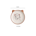 Flag Village Ceramic Cup With Lid Large Capacity, Spoon Set Gift Box
