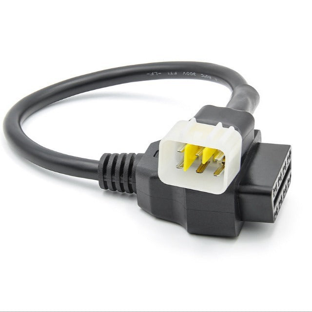 Flag Village Auto Tools OBD To 6 Pin For DELPHI Motorcycle