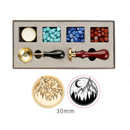 Flag Village Full Set Of Gift Box With Wax Grain Seal Head