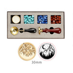 Flag Village Full Set Of Gift Box With Wax Grain Seal Head