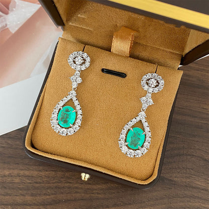 Flag Village Ladies Fashion Personality Christmas Gift Box Earrings