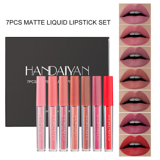 Flag Village Non-stick Matte Lip Gloss Gift Box