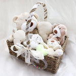 Flag Village Newborn Baby Color Cotton Toy Set Gift Box