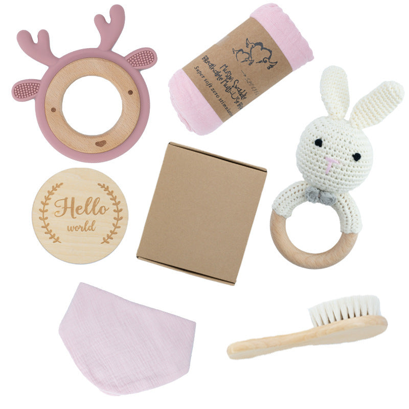 Flag Village Baby Educational Toys Teething Teethers Gift Box