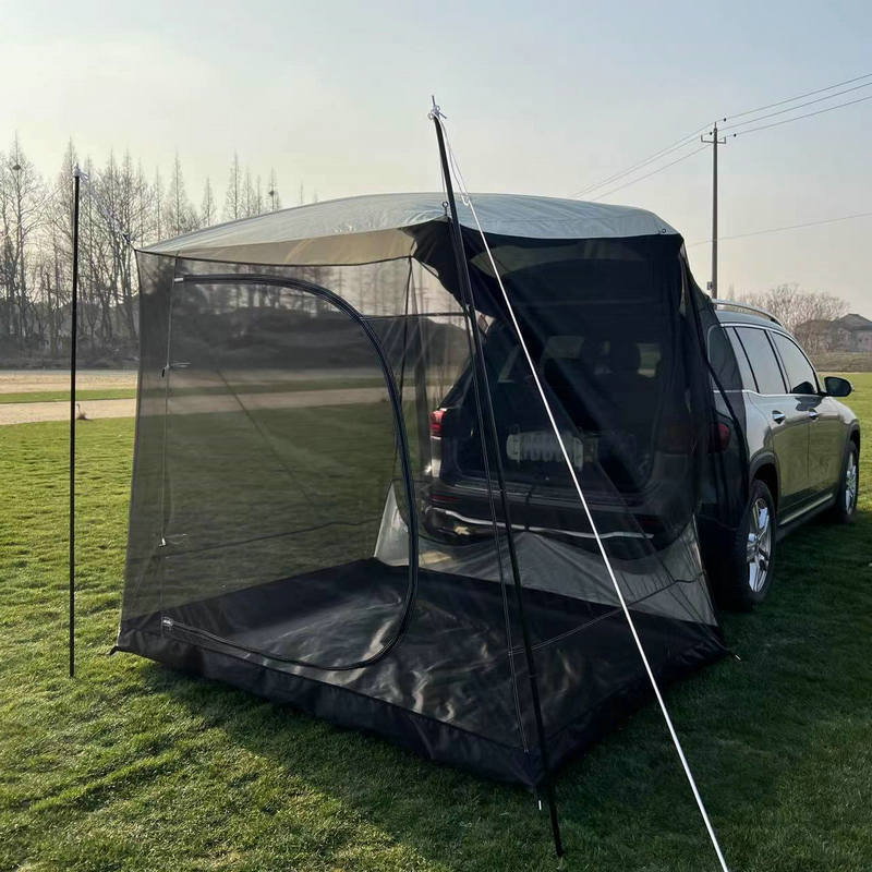 Flag Village Outdoor Self-driving Travel Camping Barbecue Car Tail Extension Tent Multi-person Rain-proof Sunshade Trunk Tent
