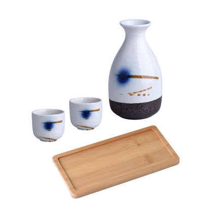 Flag Village Pure Color Wine Gift Box Set Ceramic Gift