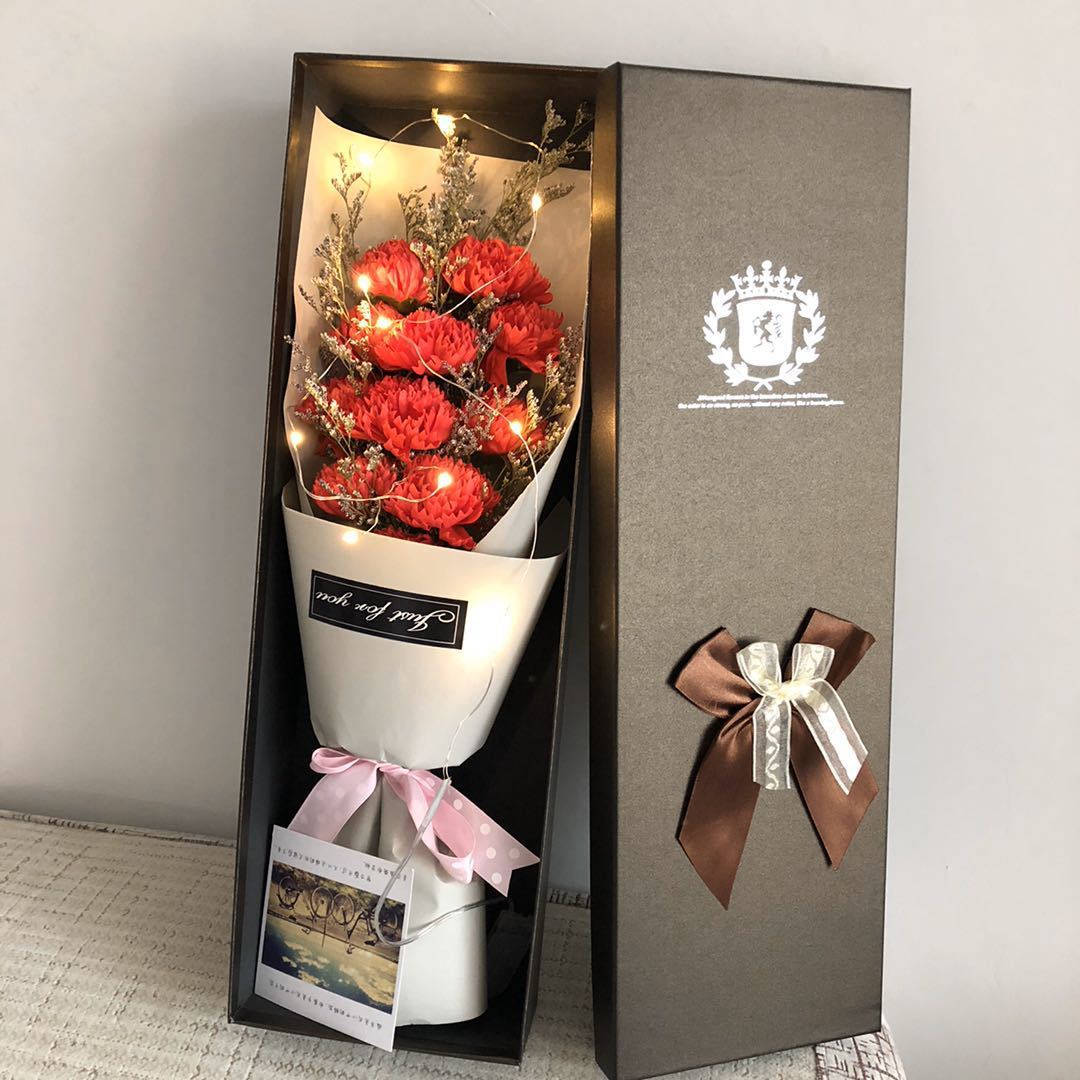 Flag Village Soap Flower Box Birthday Gift