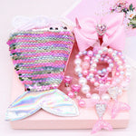 Flag Village Children's Ornament Set Cartoon Fishtail Bag Gift Box