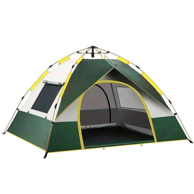 Flag Village Tent Outdoor Camping 3-4 People Automatic Quickly Open