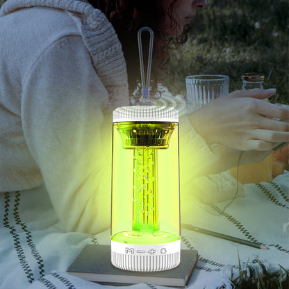 Flag Village Outdoor Portable Camping Light Led Colorful Wireless Bluetooth Speaker