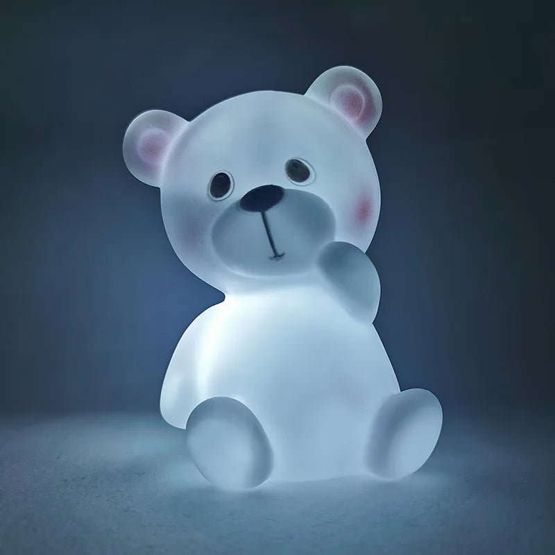 Flag Village Luminous Toys, Children's Room LED Lights, Bedside Lamp Decorations, Enamel New Creative Gifts