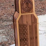 Flag Village Fathers Day Red Wine Wooden Gift Box
