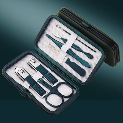 Flag Village Pedicure Knife Nail Clippers Set Box Manicure Implement Nail Clippers Set For Manicure