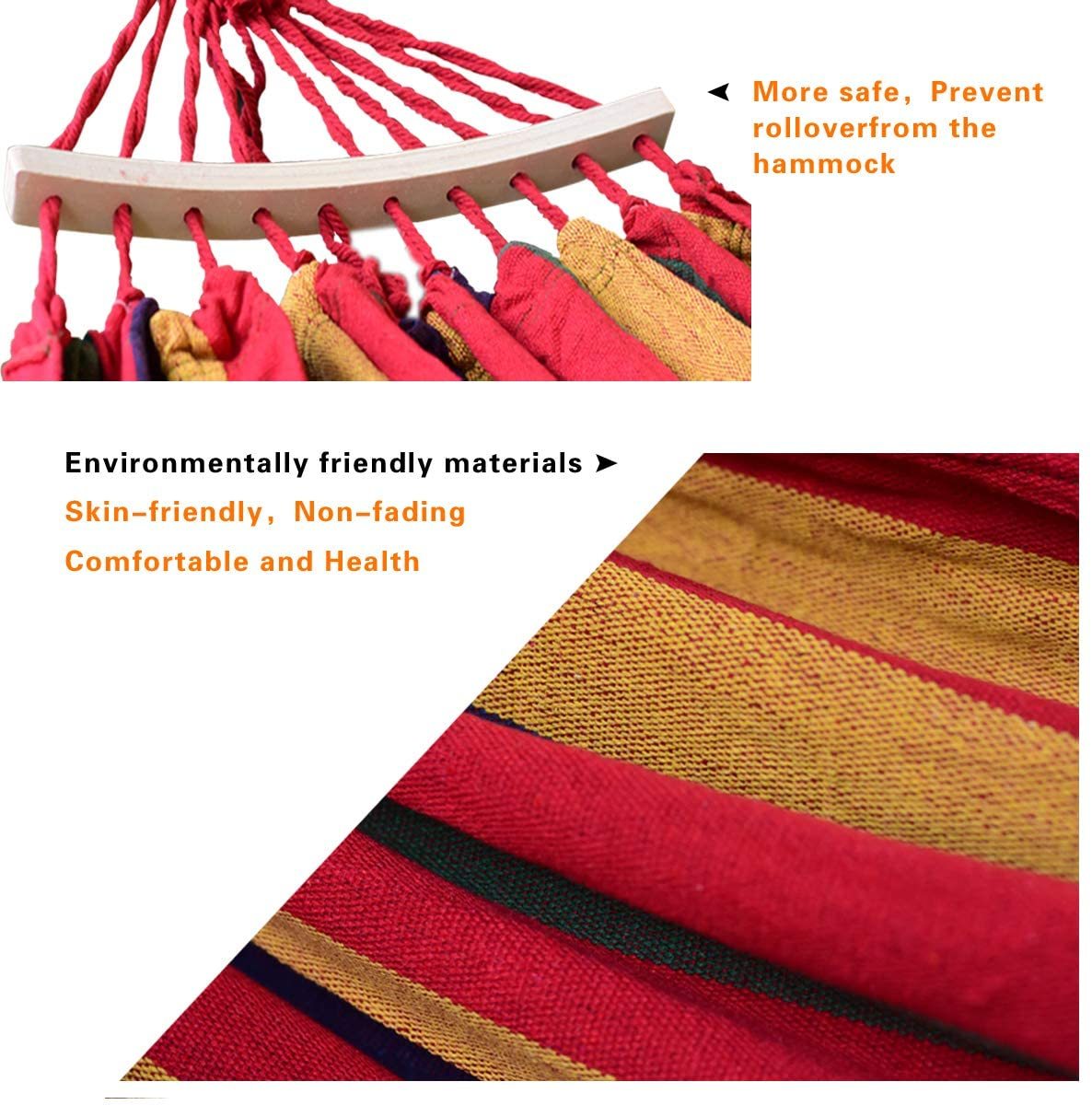 Flag Village Camping Hammock Balance Hammock Travel Beach Trekking Hammock