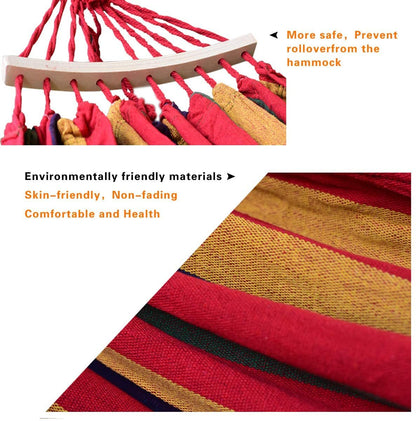 Flag Village Camping Hammock Balance Hammock Travel Beach Trekking Hammock