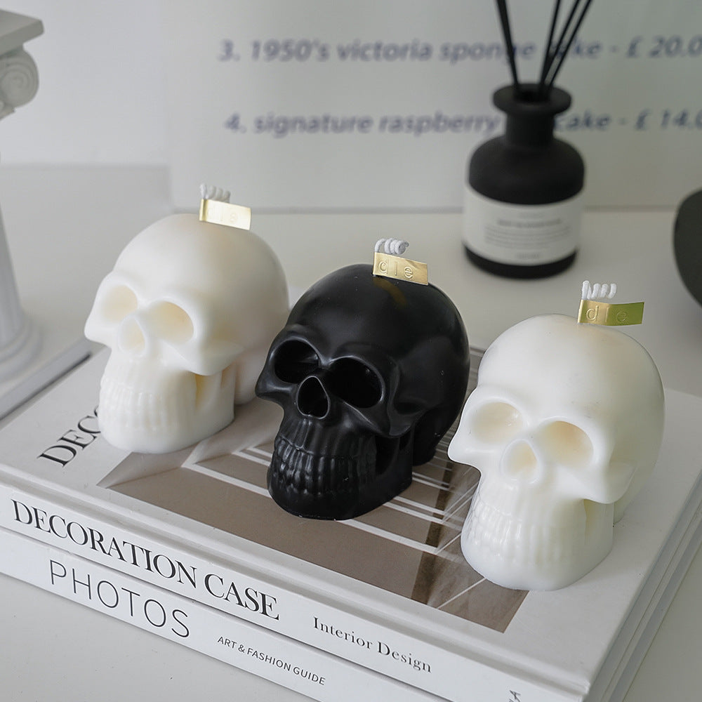 Flag Village Halloween Skull Scented Candle Gift Box
