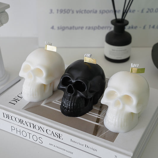 Flag Village Halloween Skull Scented Candle Gift Box