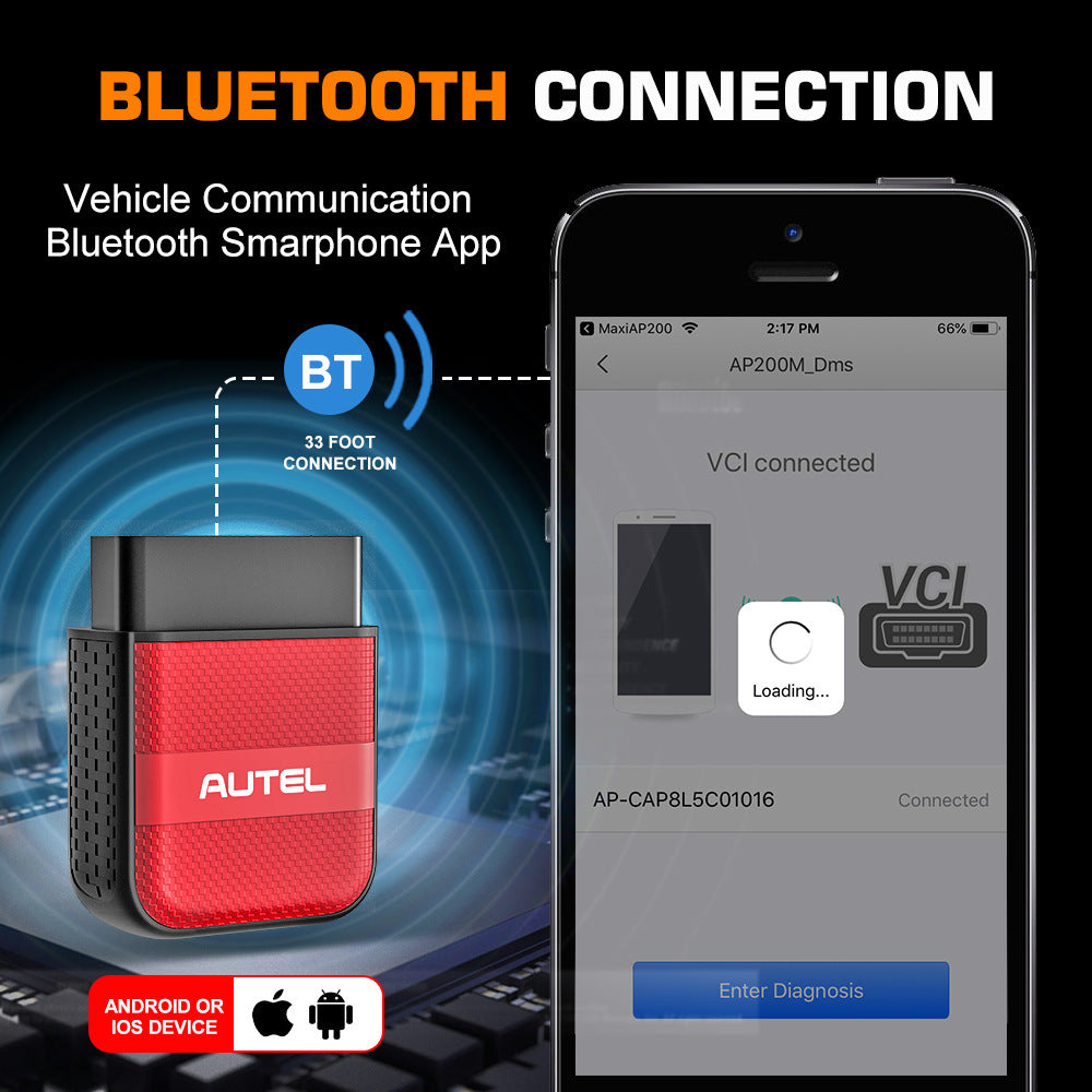 Flag Village Auto Tools Daotong AP200H Car Diagnostic Scanner Scanner Code Reader OBD2 Car Fault Detector