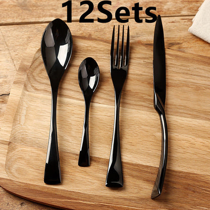 Flag Village Western  Stainless Steel Gift Box Cutlery Set